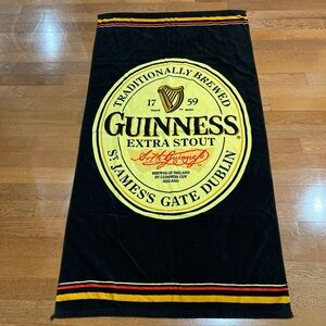 Guinness Cotton Blend Wall Hanging/Towel Home Decor Beach Bar Collectible Party